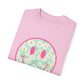 Daisy Smiley Garment Dyed Graphic Tee