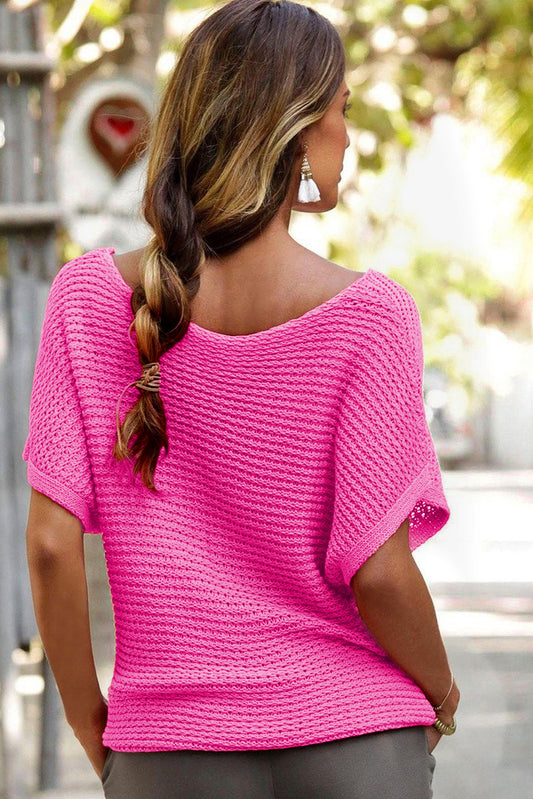 PREORDER Wish You Were Here Loose Knit Summer Sweater