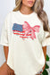 USA Bow Garment Dyed Graphic Tee