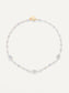 GEMMA Necklace in Pearl White