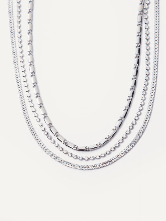 VENICE Necklace in Silver