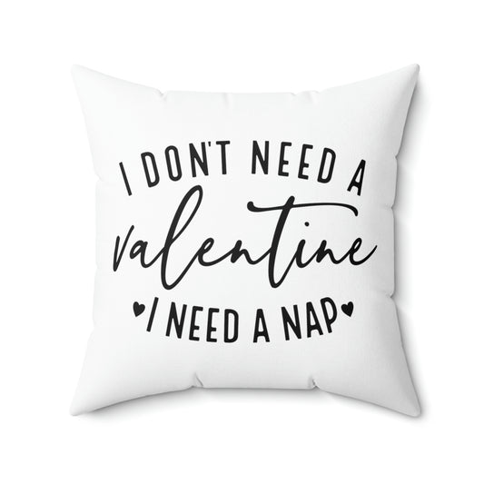 I Need a Nap Square Pillow Cover