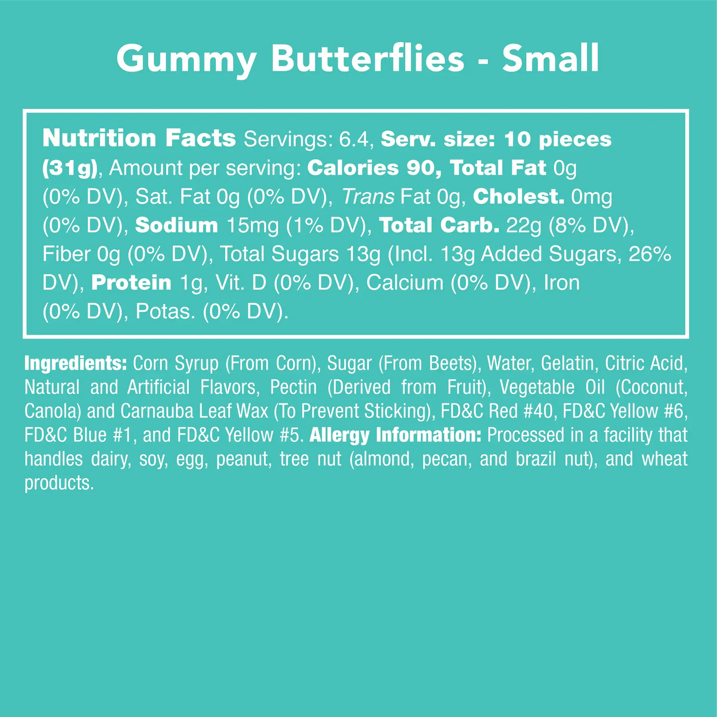 Gummy Butterflies Candy