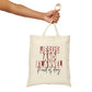 Jesus and Flannel Canvas Tote Bag