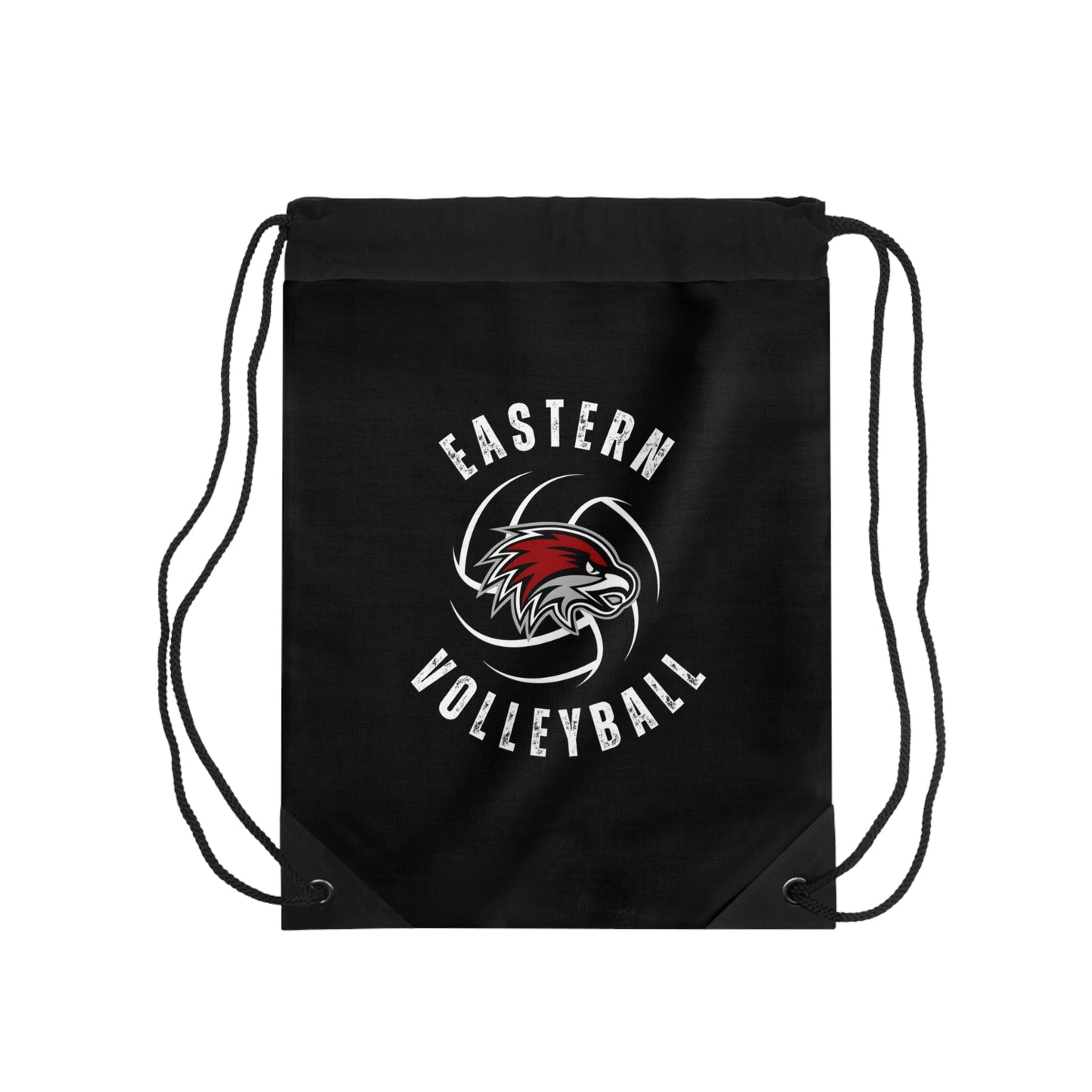 Eastern Volleyball Drawstring Bag