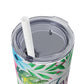 Faith Does Not Make Things Easy Skinny Tumbler with Straw, 20oz