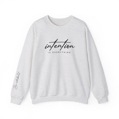 Be Intentional Accent Sleeve Sweatshirt