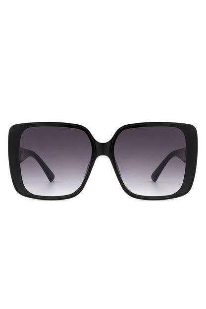 Square Retro Flat Top Sunglasses