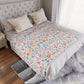 Colorful Leopard Ultra Soft Minky Blanket