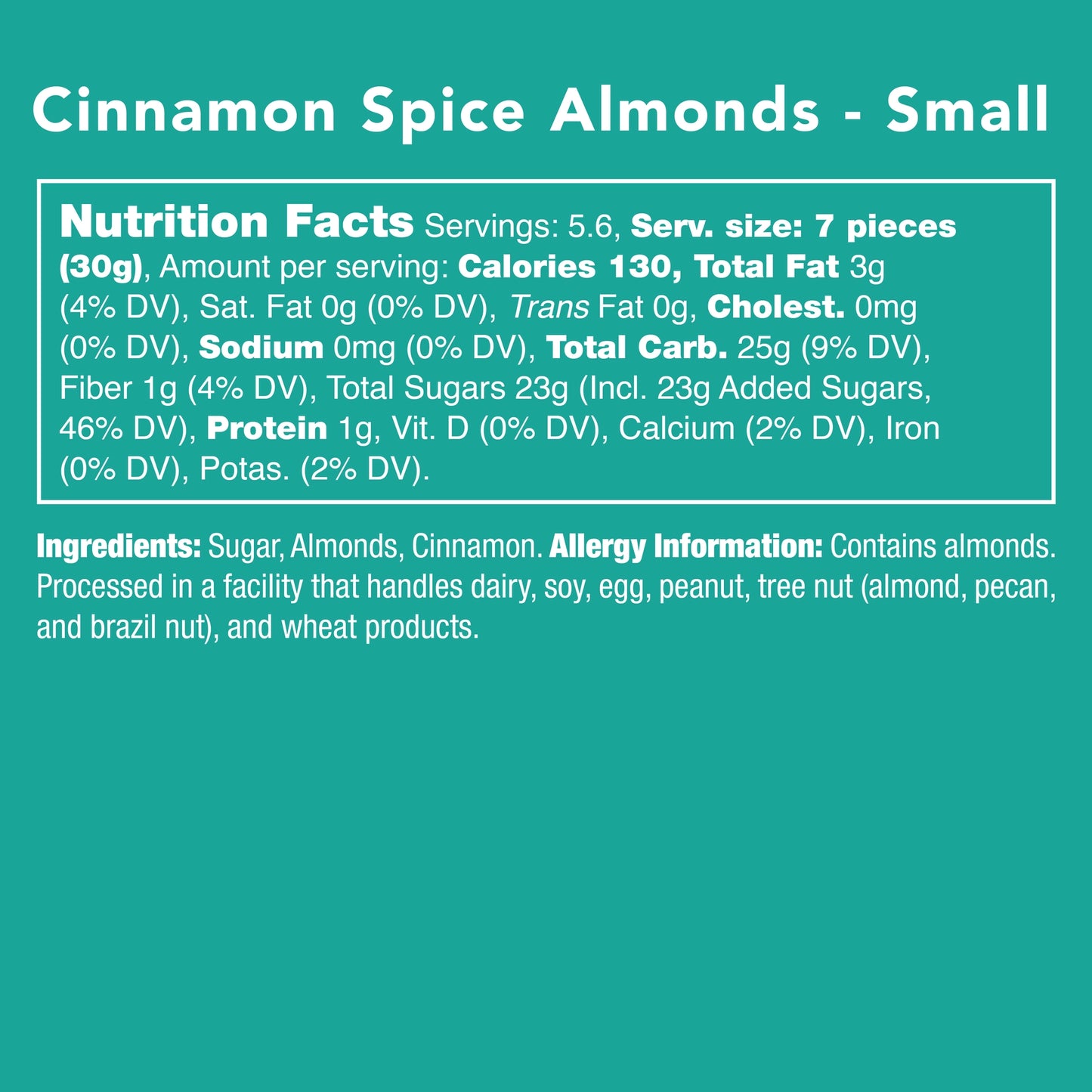 Cinnamon Spice Almonds Candy