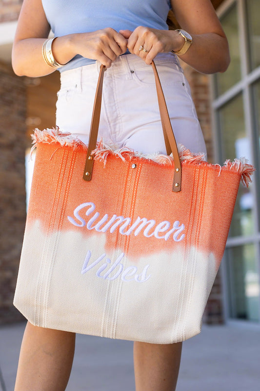 Fringe Summer Vibes Bag - Orange