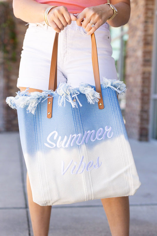 Fringe Summer Vibes Bag - Blue