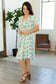 Tinley Dress - Mint Floral
