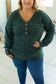 Brittney Button Sweater - Evergreen