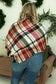 Blanket Scarf - Red and Cream Plaid
