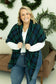 Blanket Scarf - Green and Navy Plaid