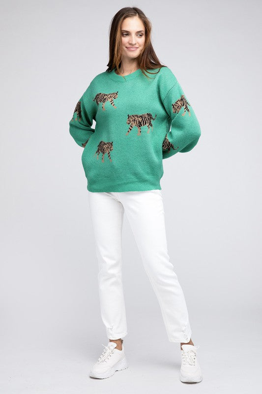 Tiger Pattern Sweater