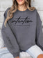 Be Intentional Accent Sleeve Sweatshirt