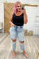Vervet Rizzo High Rise Crop Straight Jeans