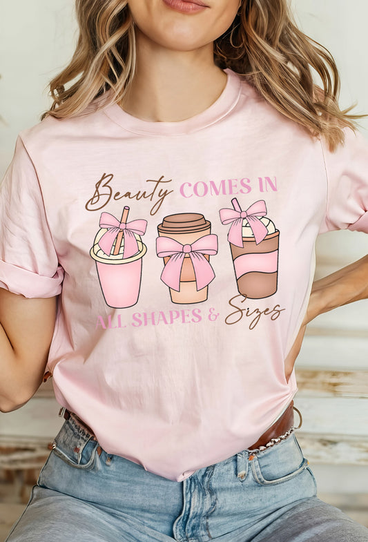 Beauty Comes in All Sizes Graphic Tee