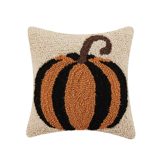 Striped Pumpkin Hook Pillow
