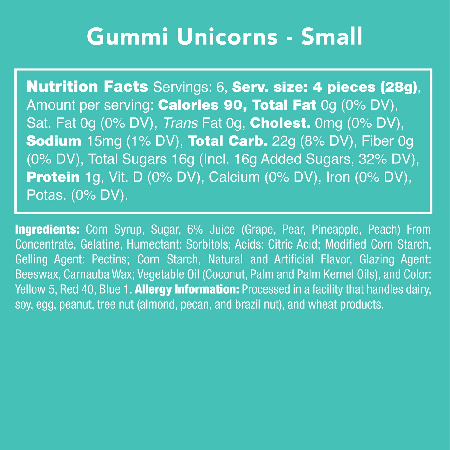 Candy Gummy Unicorns
