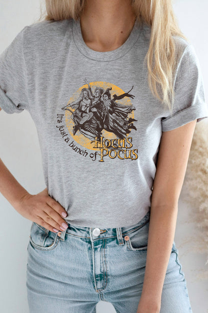 Just A Bunch of Hocus Pocus Moon Graphic Tee