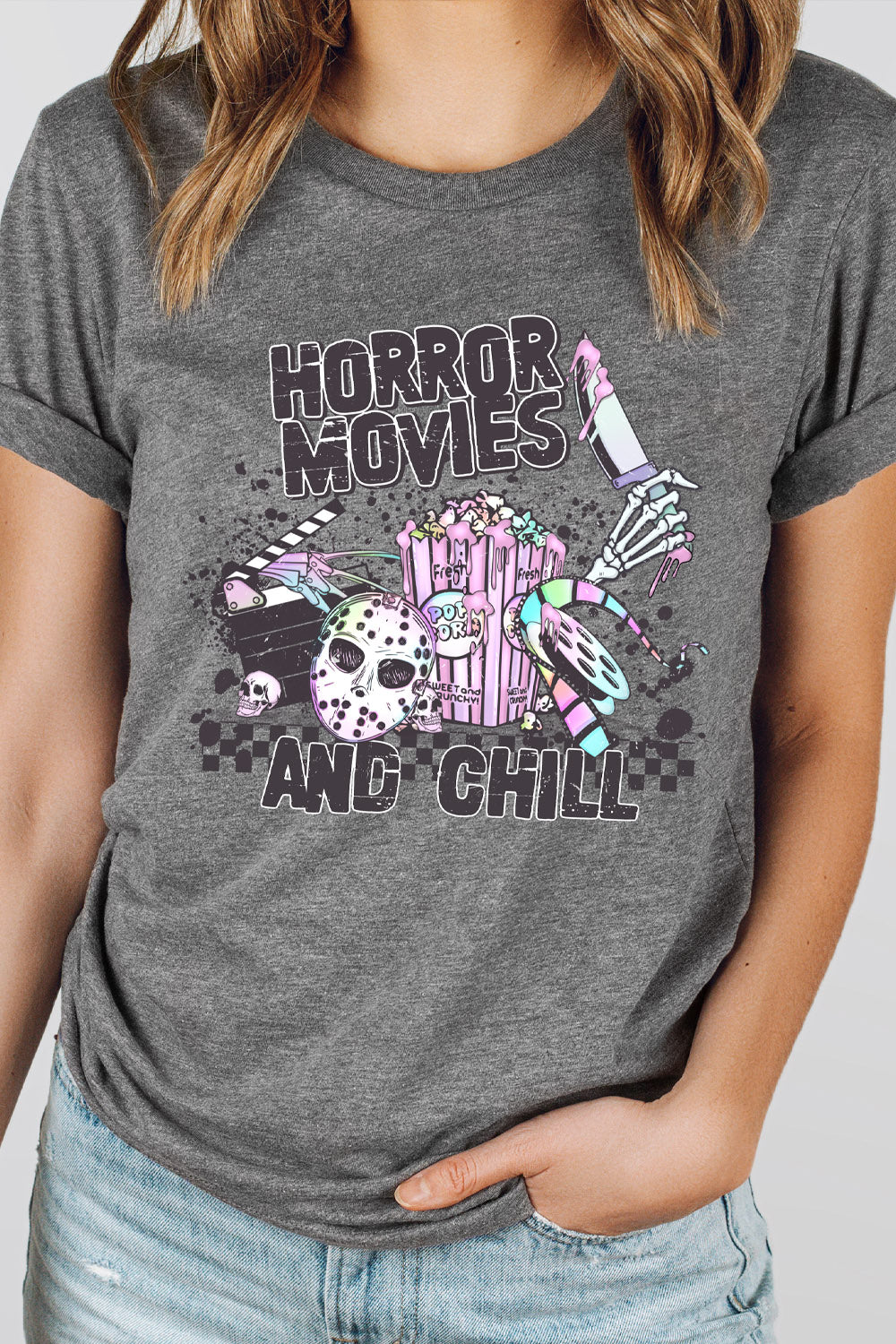 Horror Movies and Chill Graphic Tee