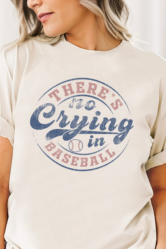 There's No Crying in Baseball Graphic Tee