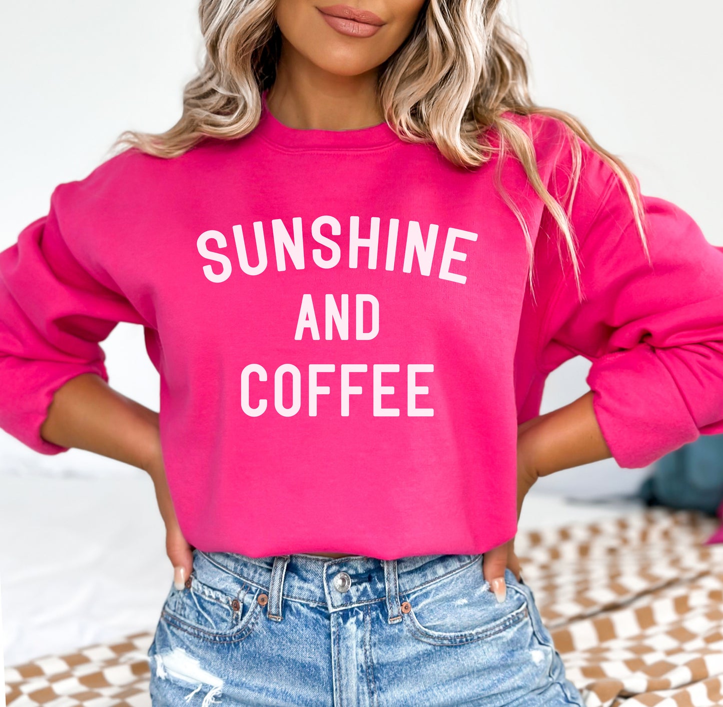 Sunshine and Coffee Graphic Sweatshirt