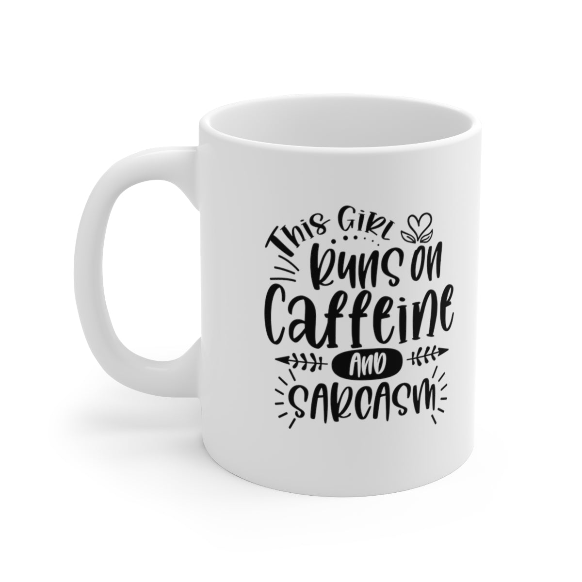 Caffeine and Sarcasm Ceramic Mug