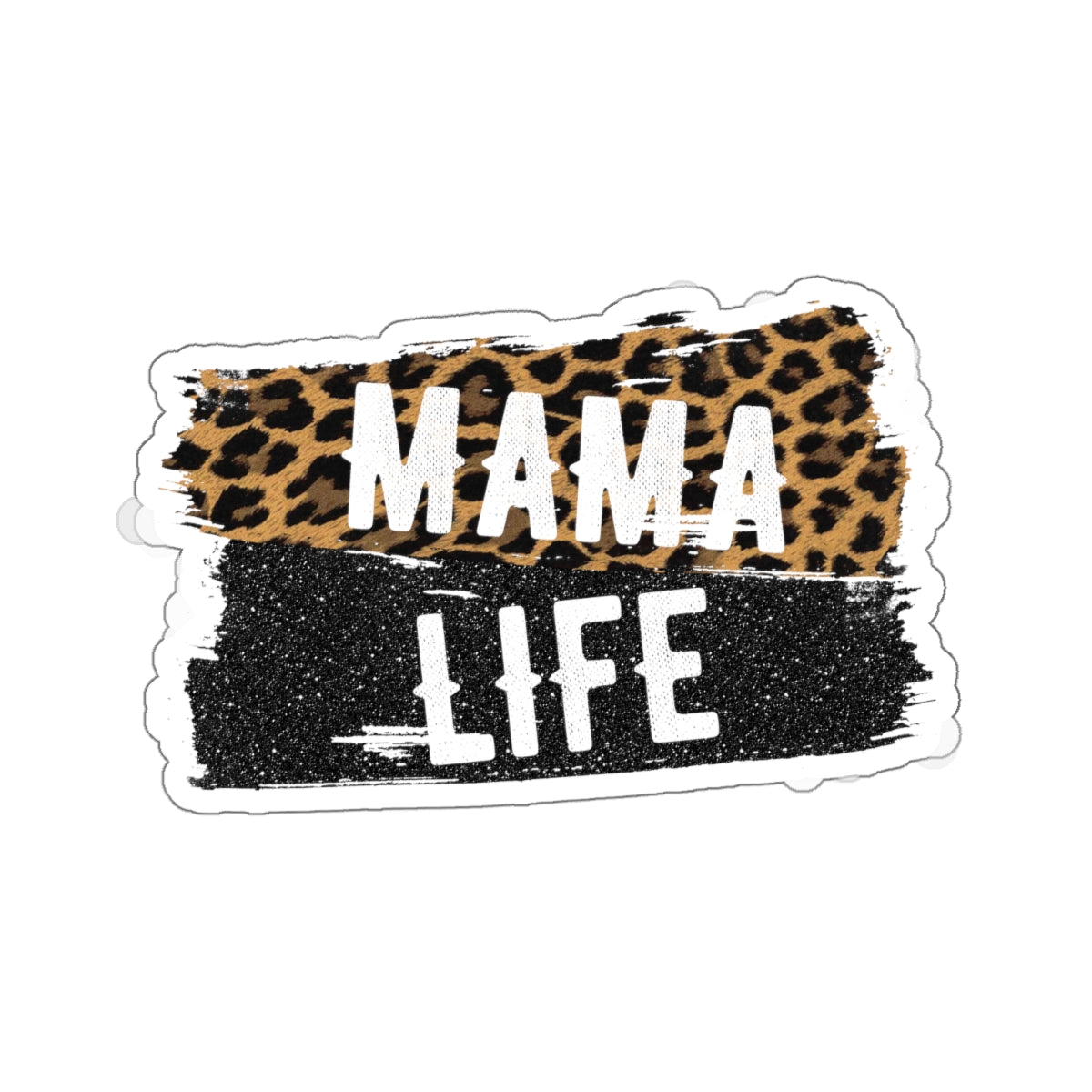 Leopard Mama Life Sticker