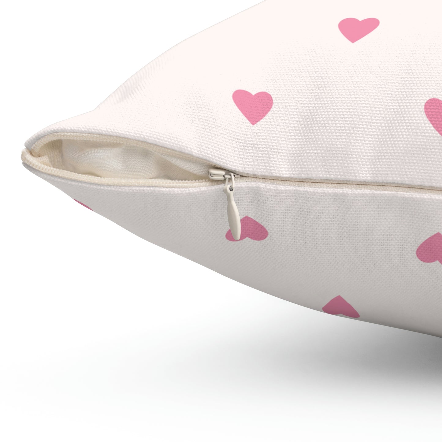 Tiny Hearts Square Pillow Cover