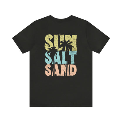 Back Print Sun Salt Sand Graphic Tee