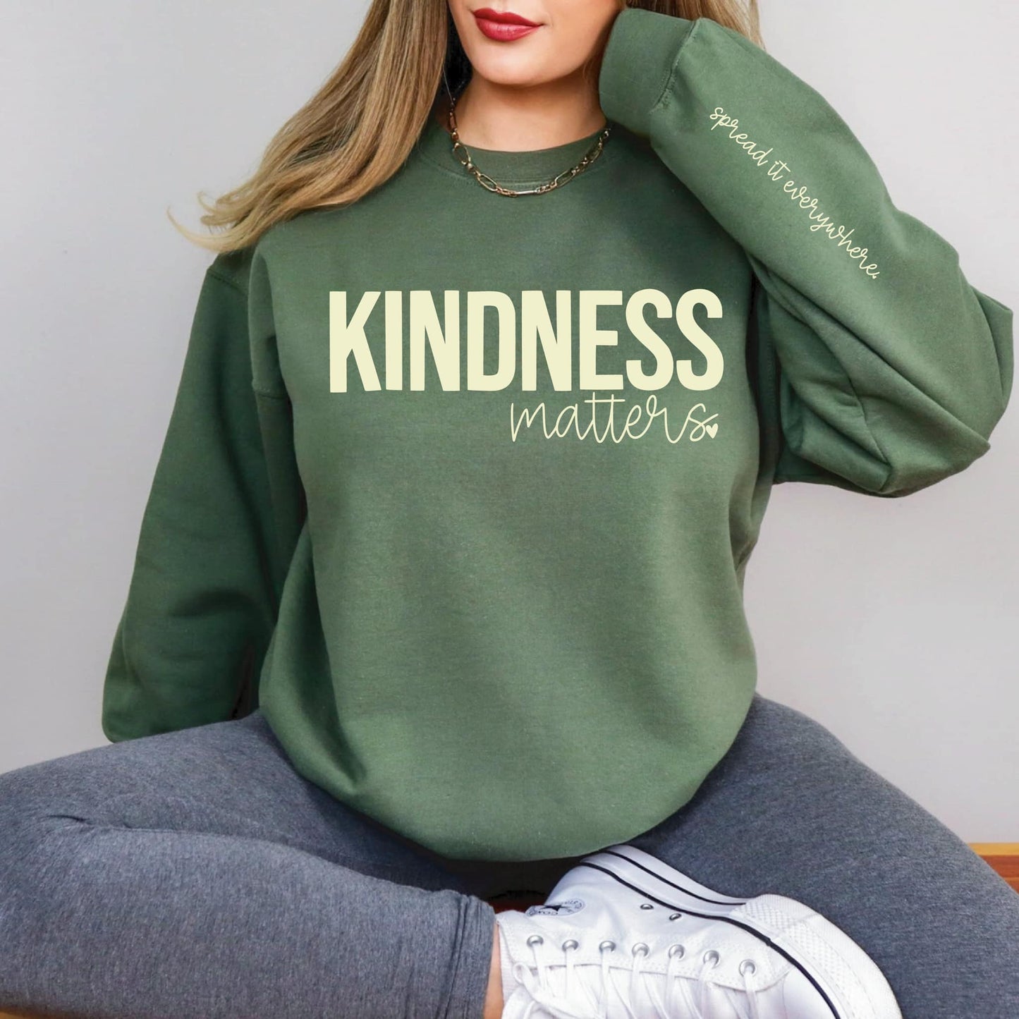 Kindness Matters Spread It Everywhere Sweatshirt