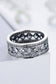 925 Sterling Silver Cutout Cubic Zirconia Ring