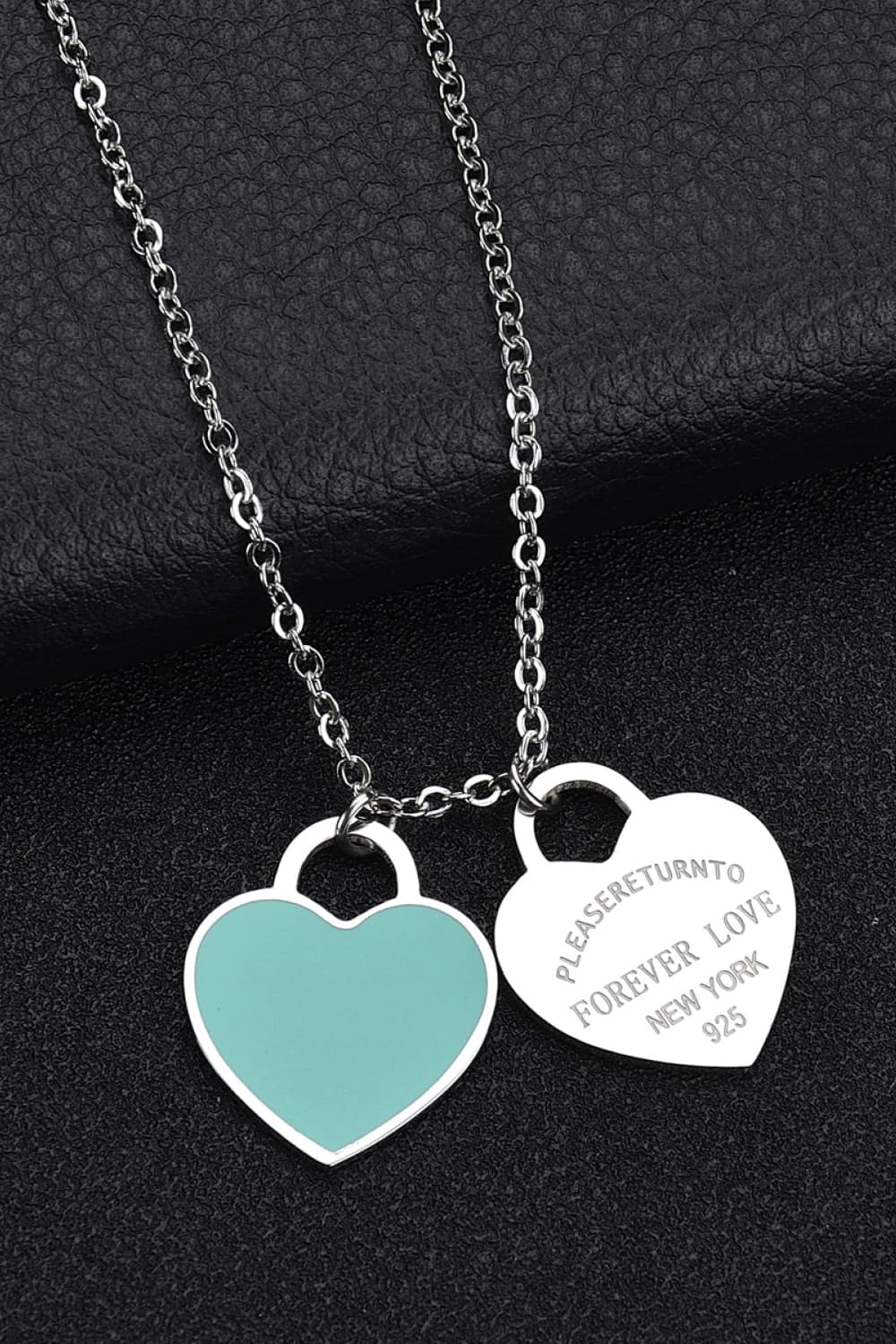 Heart Pendant Stainless Steel Necklace