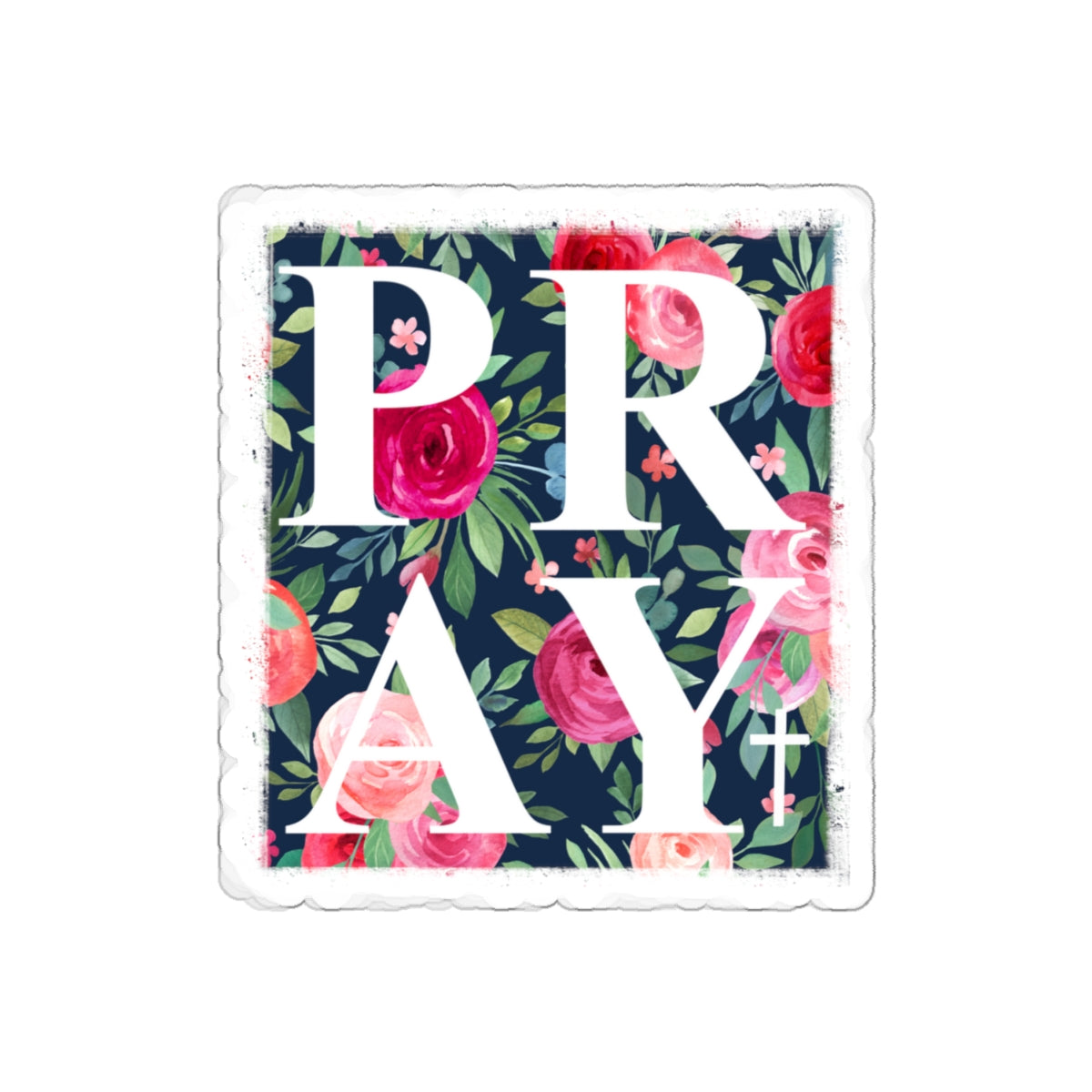 Floral Pray Sticker