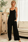 PREORDER Scoop Neck Spaghetti Strap Jumpsuit with Pockets
