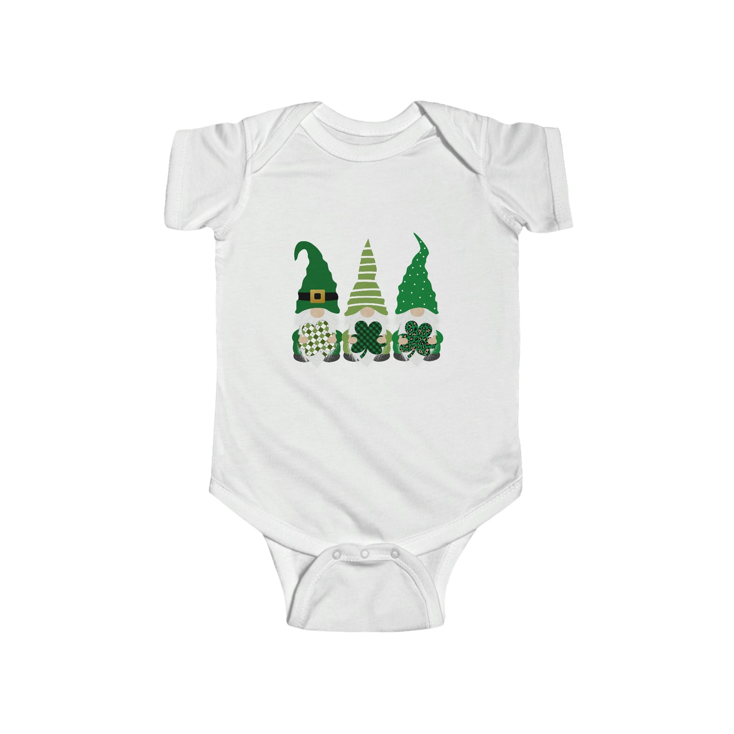 Shamrock Gnomes Infant Graphic Bodysuit