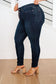 Judy Blue Curvy Celecia High Waist Hand Sanded Resin Skinny Jeans