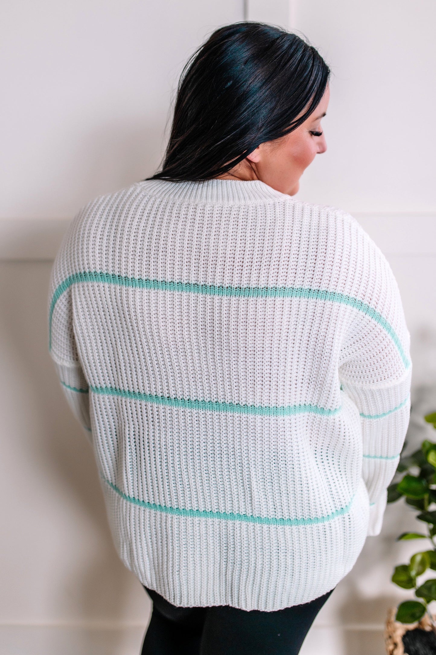 A Part Mint Knit Sweater
