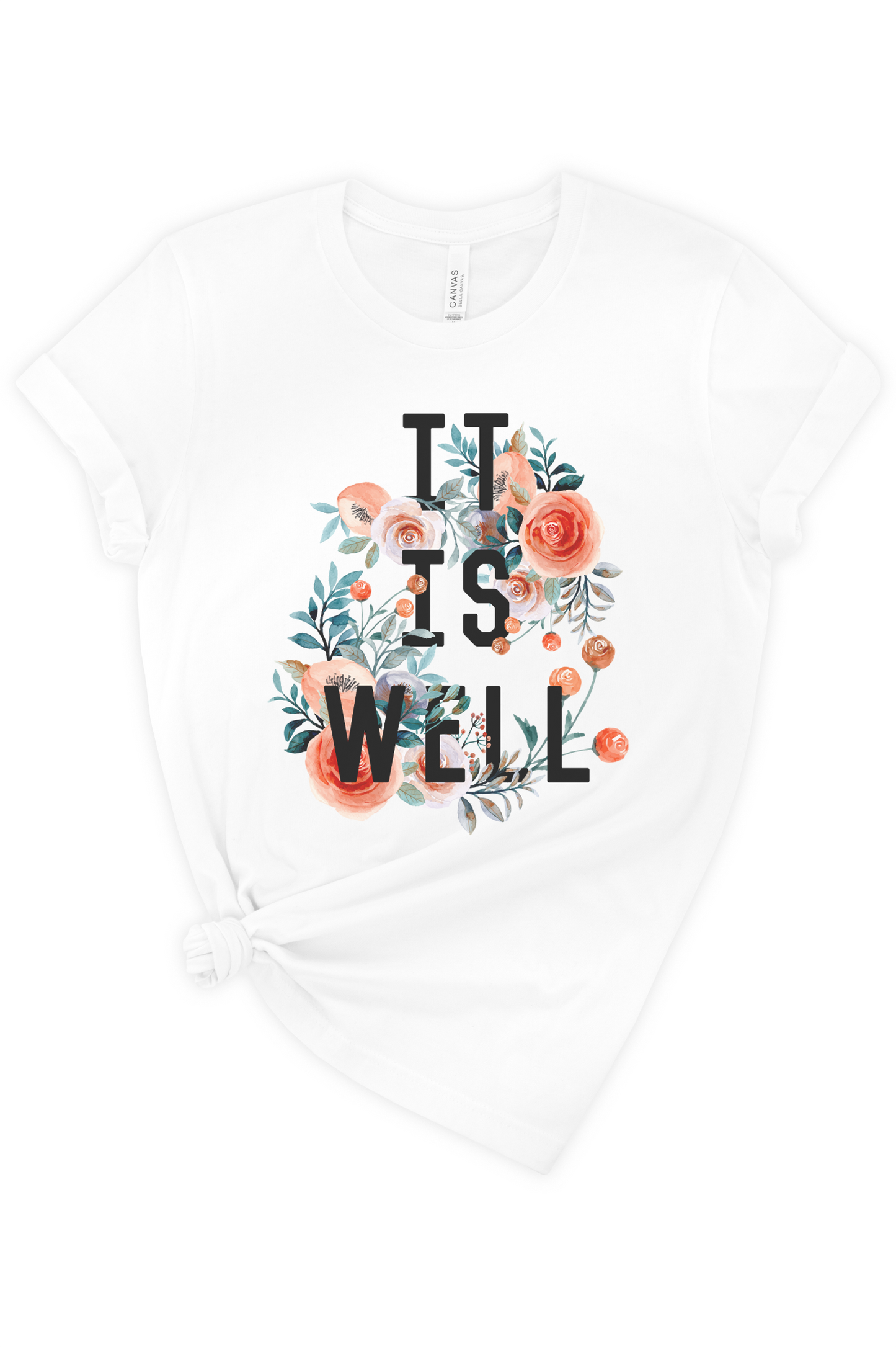 Floral It Is Well Graphic Tee