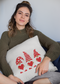 Heart Gnomes Square Pillow Cover