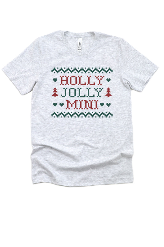 Youth Holly Jolly Knit Mini Graphic Tee