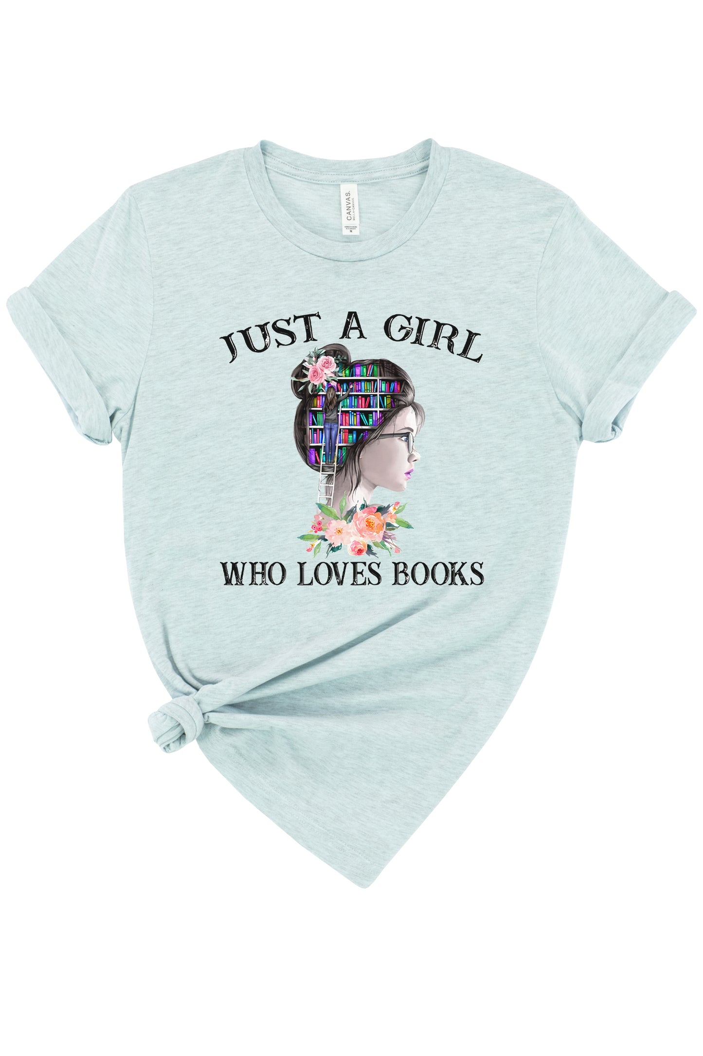 Just A Girl Who Loves Books Graphic Tee