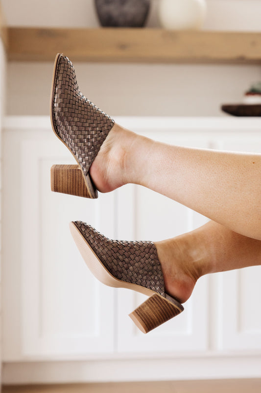 Corky's Walk With Me Woven Mules