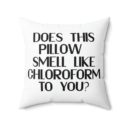 Chloroform Pillow Cover