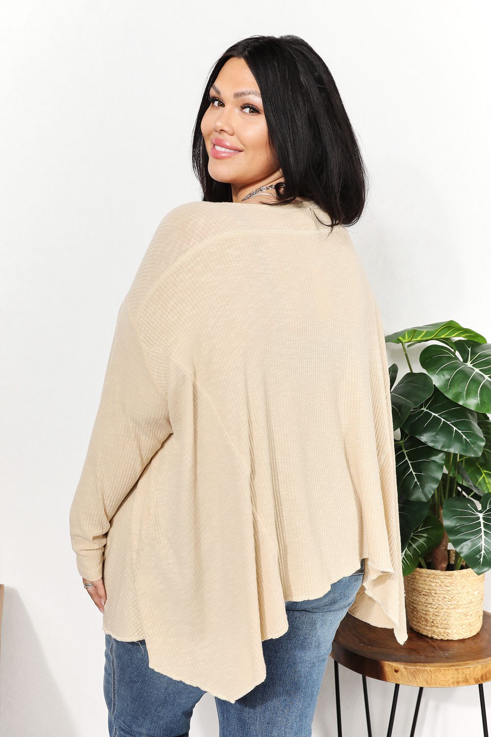 Oversized Super Soft Ribbed Top