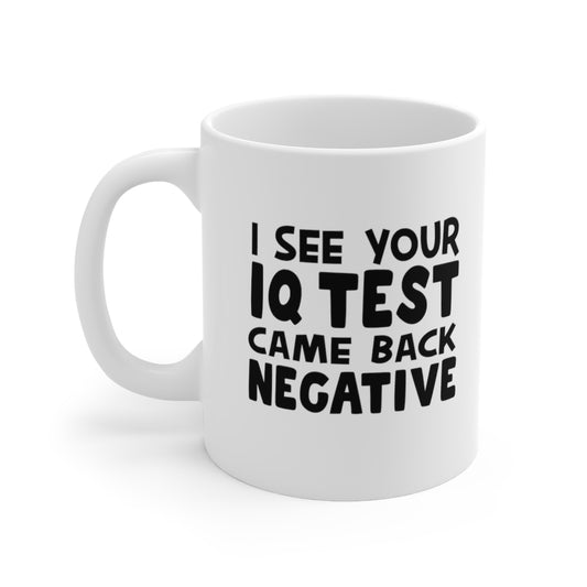 IQ Test Ceramic Mug